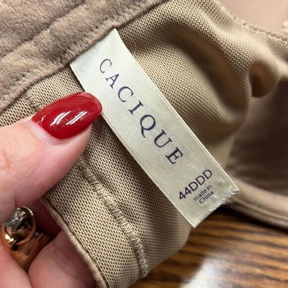 Cacique True Embrace T-Shirt Bra Tan sz 44DDD - Picture 4 of 5